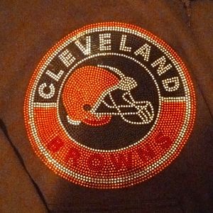 Cleveland Browns Rhinestone Hoodies